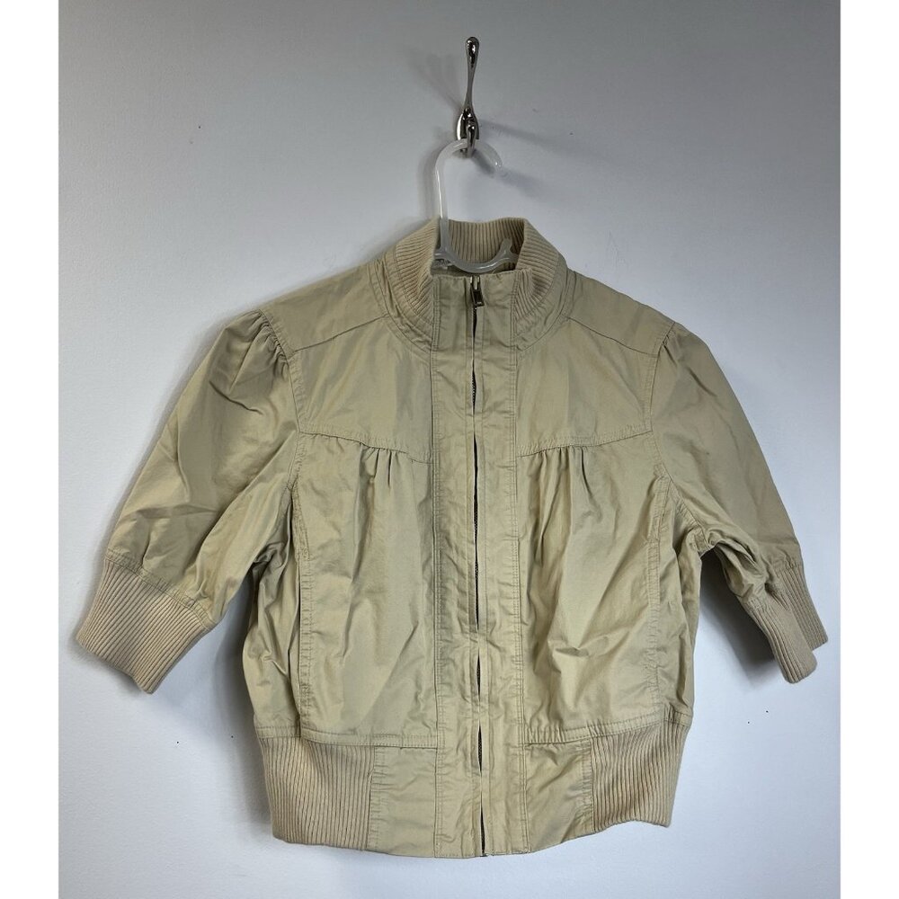 VTG/Retro Arizona Light Weight Cargo/Chino Crop Jacket L 🤎 - Picture 2 of 8